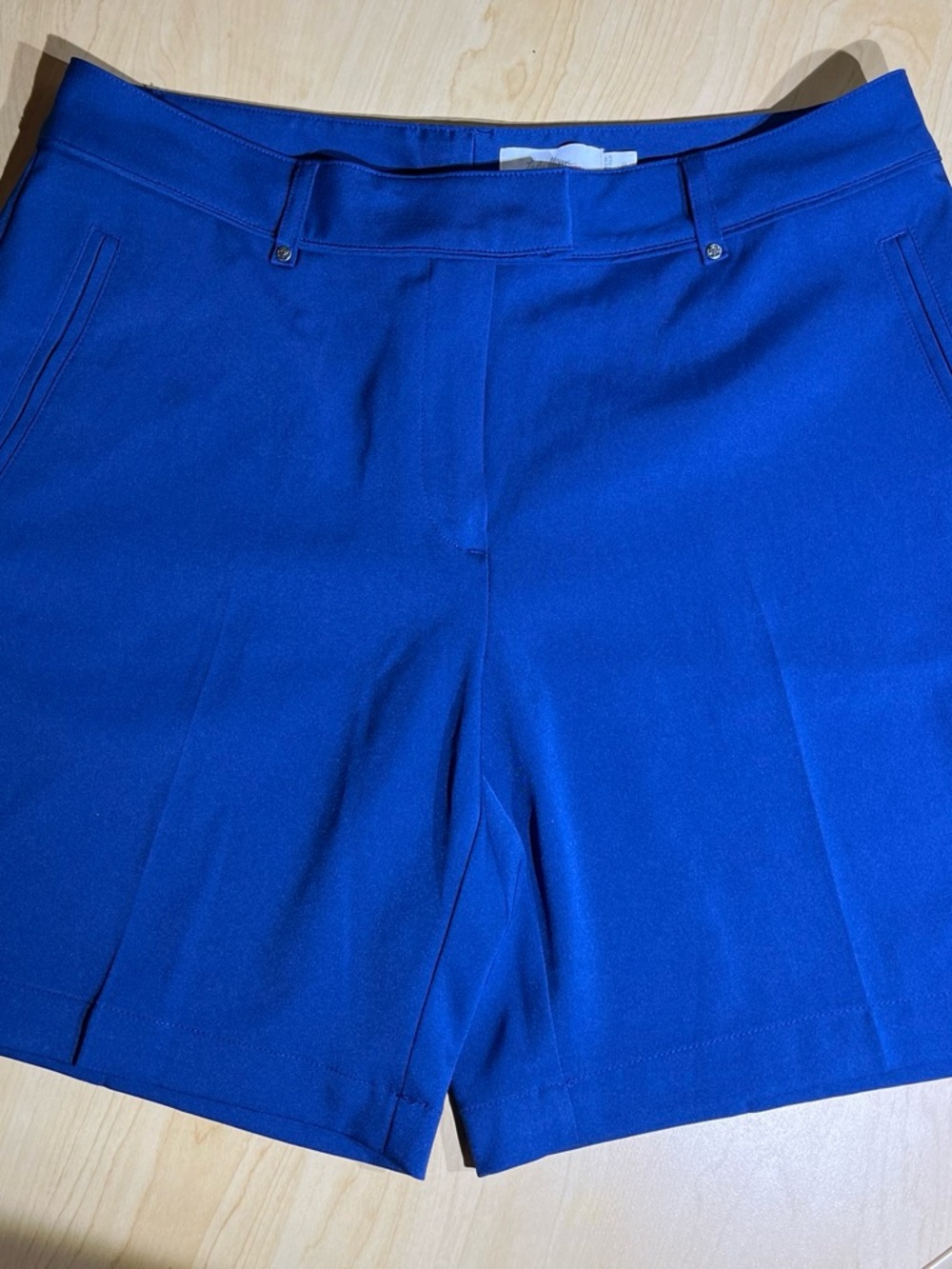 Lady Hagen Royal Blue Tailored Bermuda Shorts